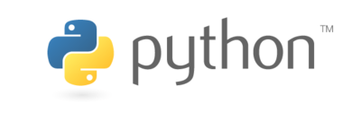 Python logo denoting Python code within